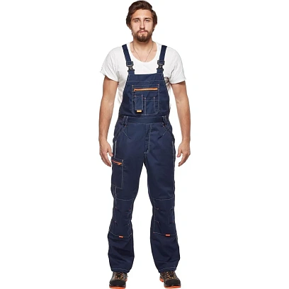 Полукомбинезон муж. л34-ПК т.син/вас (р.52-54) 182-188 (мод.ПОЛ208)