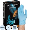 Перчатки нитрил., н/с, н/о,5,5гр./шт,гол.FOXY-GLOVES M 50 п/уп ШК8974/8706