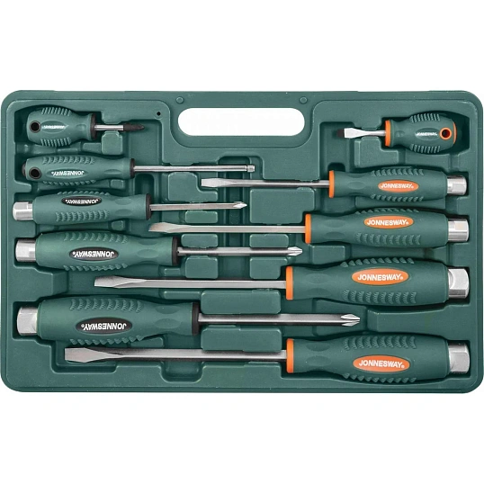 Набор отверток стержневых ударных, силовых под ключ, 10 предметов D70PP10S