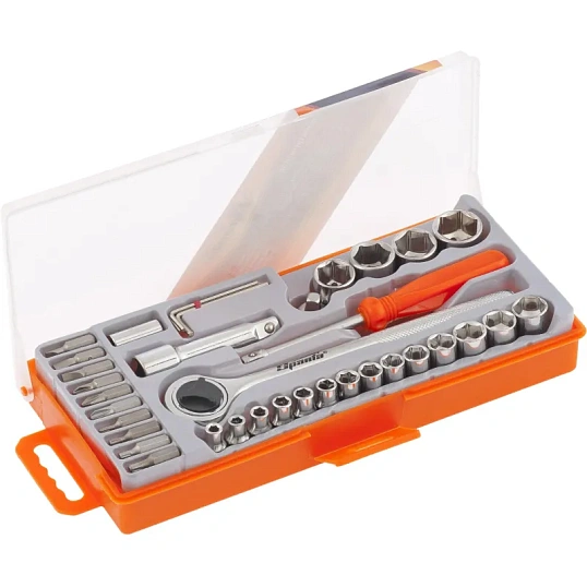 Набор инструмента SPARTA слесарно-монтажный, 36 предметов (13541)