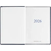 Ежедневник датированный 2026, синий, А5, 148x218 мм, 352 стр,АТТАСНЕ Agenda