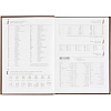Ежедневник датированный 2026 А5+ IDEAL NEW коричневый 3-344/02
