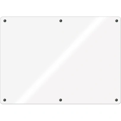 Доска стеклянная магнитная, 100х200, Attache, белый