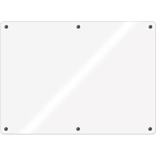 Доска стеклянная магнитная, 100х200, Attache, белый