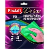 Салфетки хозяйственные микрофибра PACLAN DeLUXE универс цветн 30х30см 4 шт