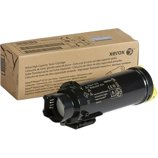 Тонер-картридж Xerox 106R03483 жел. для Phaser 6510 / WC 6515