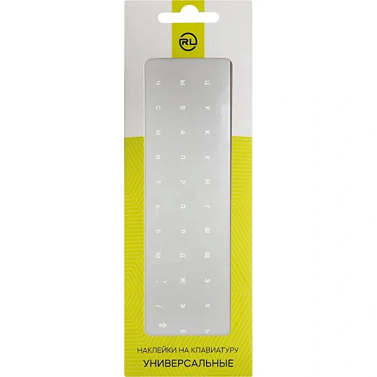 Этикетки на клав. Red Line для ноутбуков, рус, прозрачный (УТ000032905)