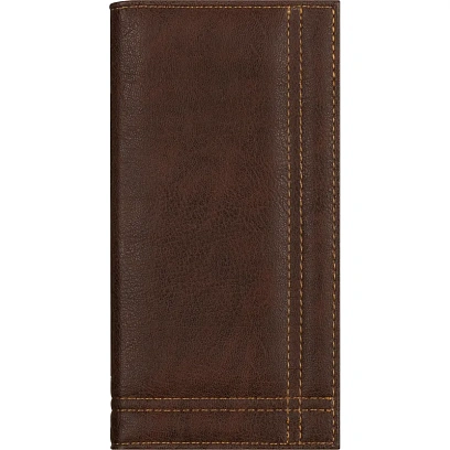Папка адресная для счета с отстрочкой М.701 коричн евая, кожзам