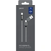 Кабель PERO, DC-07, 1м, Type-C/USB-A to Type-C, 60W, серый