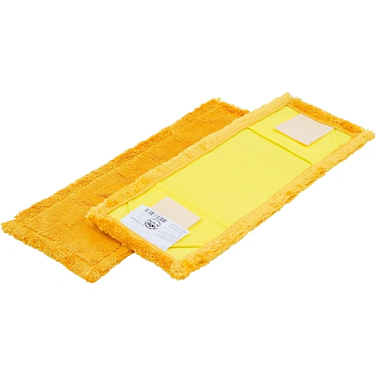 Насадка МОП 40х13 см микрофибра ухо+карман желтый MF2086