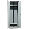 Шкаф для одeжды металлический CBNT_2L-B1A 600х500х1850 + полка для oбуви
