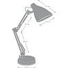 Светильник Camelion KD-331  C02 черный E27 40W
