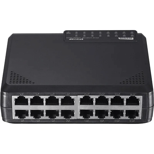 Коммутатор Netis ST3116P неуправляемый, 16-портовый, 100 Мбит/с