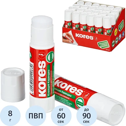 Клей-карандаш 8г KORES 12083