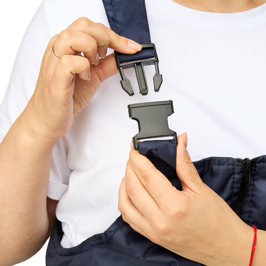 Полукомбинезон рабочий зимний женский з46-ПК синий (р.52-54) 182-188