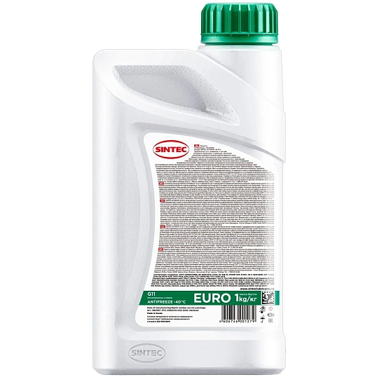 Антифриз Sintec Euro G11 зеленый -40 1кг (990553)