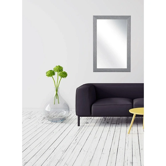 Зеркало МГЛ_настенное Комус Мебель НБ73 (400x600) багет ПЛС серый