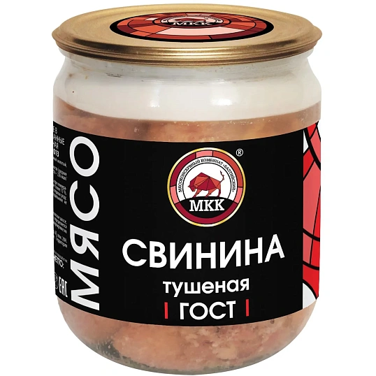 Тушенка свинина МКК Балтийский стандарт ГОСТ 32125-2013 стекло, 500г