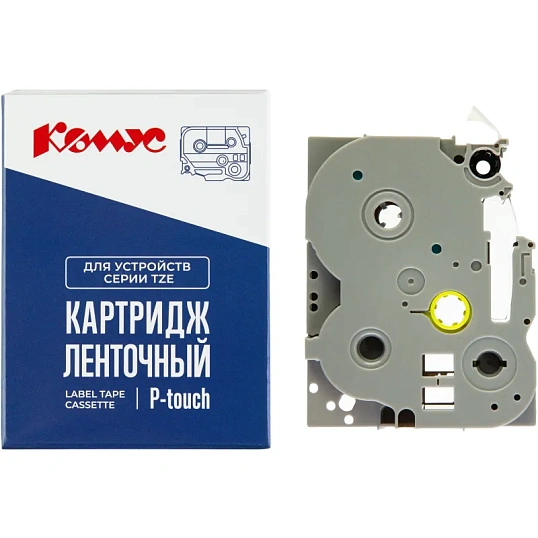 Картридж Комус TZE-851(Brother TZE-851 черный на  золотом ,24мм/8м)