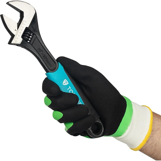 Перчатки TOPFORT КЩС МБС нейл. с дв. Лат. Обл. Шелдер Лат Сэнди р. 10