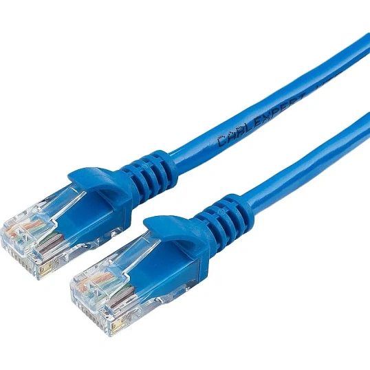 Патч-корд UTP Cablexpert PP12-3M/B кат.5e, 3м, синий