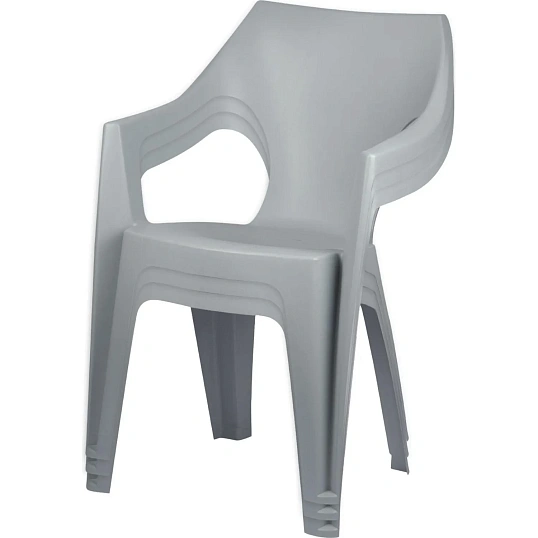 Кресло PR_Decorona DeForma 550x535x785 мм дымчатый кварц