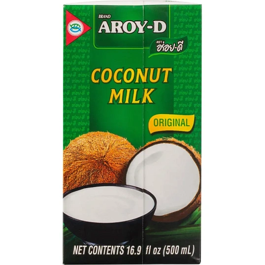 Молоко Кокосовое Aroy-D 70%, жирность 17-19%, 0,5 л