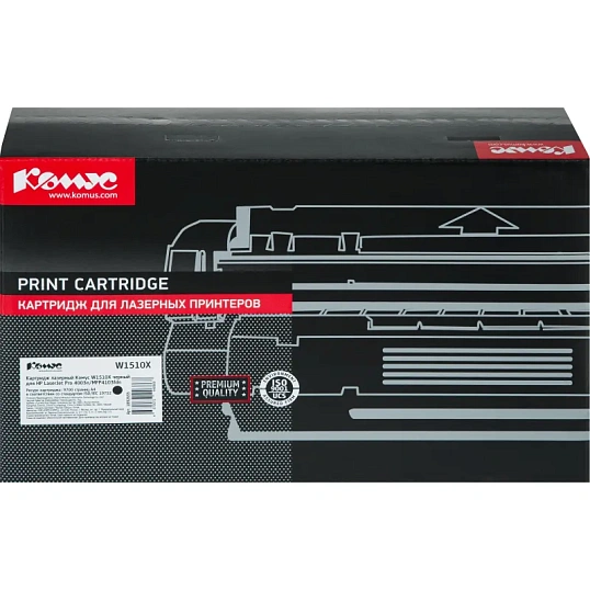 Картридж лазерный Комус W1510X чер. для HP LaserJet Pro 4003n/MFP4103fdn