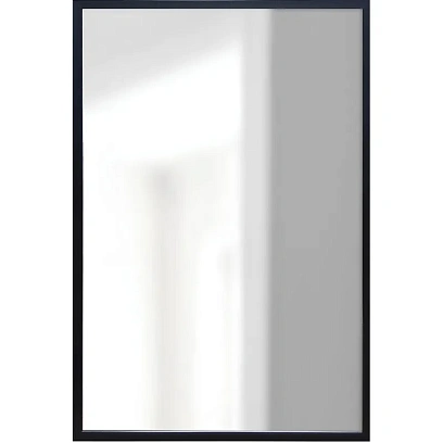 Зеркало МИР_в раме ПЛС 640x30x940 / 600x900 (365007740) черный
