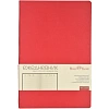 Ежедневник недатированный А5, 136л, MEGAPOLIS FLEX красный 3-531/10