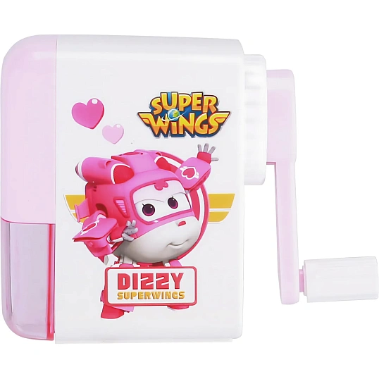 Точилка для карандашей механич. Deli ER10409 Super Wings 1отв.,плас,ассорти