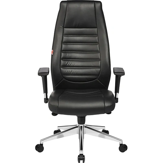 Кресло BN_Fc_EChair-599 MPU кожзам черный, алюминий