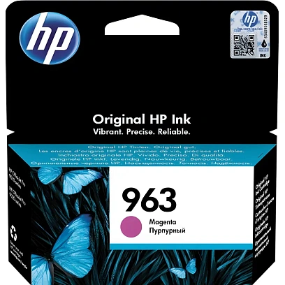 Картридж струйный HP 963 3JA24AE пурп. для OJ Pro 9010/9020