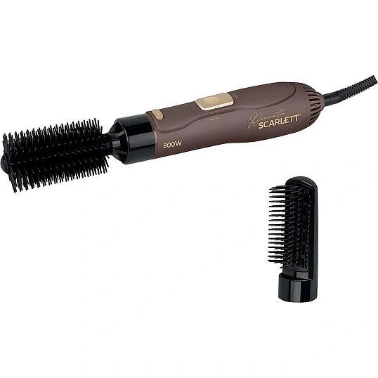 Фен-щетка Scarlett Romantic SC-HAS73I14 (800 Вт, Мокко с золотом)