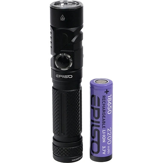 Фонарь EPILSO EPF-220 (карманный, налобный, Luminus SST40, 10W, аккум18650)