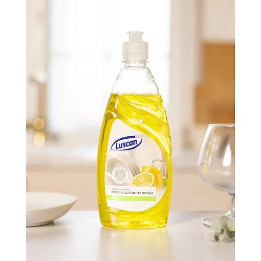 Средство для мытья посуды Luscan лимон 500мл флип-топ