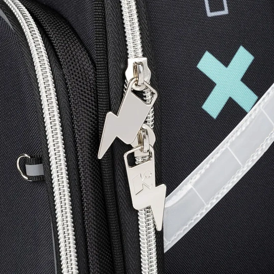 Ранец Комус Класс Stright Игра, черный, 2 отд, эргоном спинка