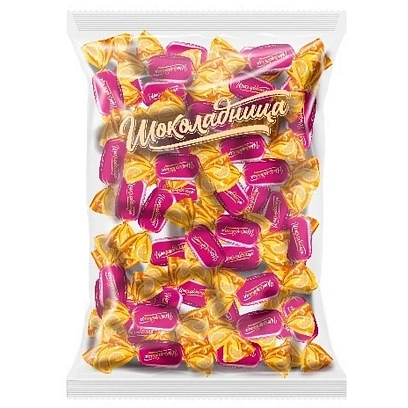 Конфеты Шоколадница желейные Апельсин в глазури, 1кг