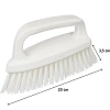 Щетка утюжок ручная скребковая FBK 200х70х115мм жесткая белая 54454-1