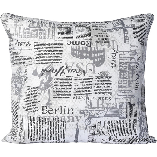 Подушка ЭКОНОМ, 70х70 чехол 100% п/э,10шт/уп