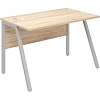 Стол письменный IN Рондо м/к S2378 1180х750х750 дуб альпийский/серый
