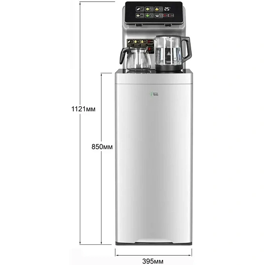 Кулер Ecotronic TB15-LER silver с чайным столиком Тиабар