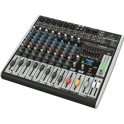 Микшерный пульт Behringer X1222USB, 12 каналов, USB, 4 компрессора