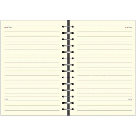 Ежедневник недатированный Fluid Attache Selection сер-гол. 140х200 мм,192с