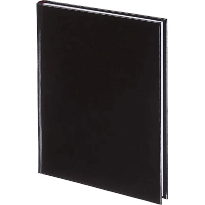 Ежедневник недатированный черный,А5,145х205мм,136л,Ideal 3-122/03