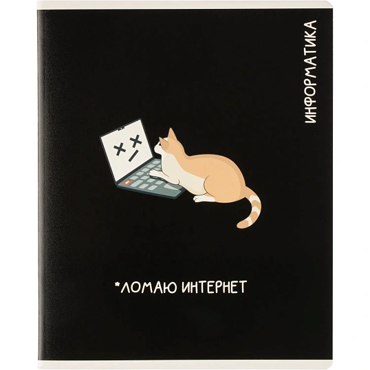 Тетрадь предметная КОТЫ МЕМЫ, набор12 шт.48л,А5+, клетка/линия/71449