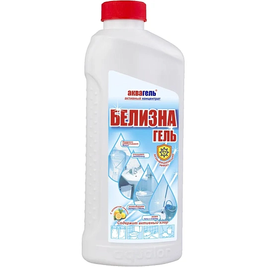 Отбеливатель БЕЛИЗНА гель-концентрат 1л Аквалон