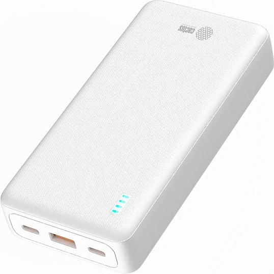 Внешний аккумулятор Cactus CS-PBFSEA-20000 20000mAh 4.5A USB-A/2xUSB-C бел