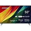 Телевизор Digma DM-LED50UQB31, QLED, смарт (Google TV)