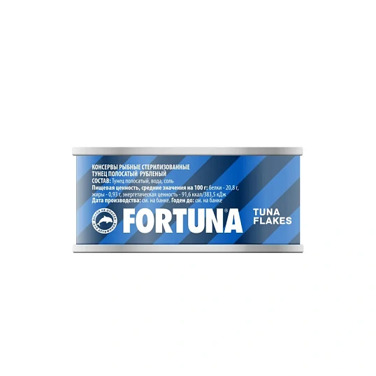 Тунец консервированный Fortuna Тунец рубленый, 185г